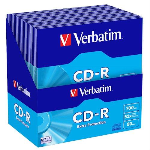 Диск CD-R 700MB 52x Verbatim DL Extra Protection в бумажном конверте - фото 2 - id-p108462777