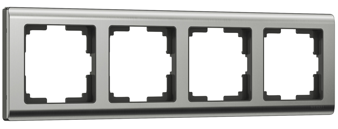 Werkel WL02-Frame-04 Рамка на 4 поста (глянцевый никель)