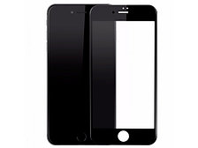 Защитное стекло iPhone 6/6S (Черное) с полной проклейкой 3D PREMIUM GLASS