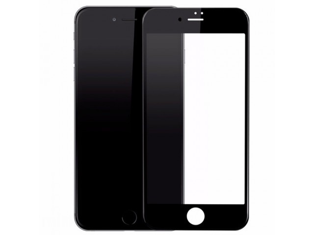 Защитное стекло iPhone 6/6S (Черное) с полной проклейкой 3D PREMIUM GLASS - фото 1 - id-p146001642