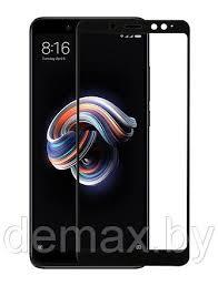 Защитное стекло Xiaomi Redmi Note 5 Pro (Черное) с полной проклейкой EXPERTS FULL SCREEN GLASS 9D - фото 1 - id-p146001671