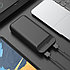 PowerBank HOCO J52A 20000mAh цвет: черн. (вход: Micro-USB + Type-C, выход: 2USB: 2A), фото 3