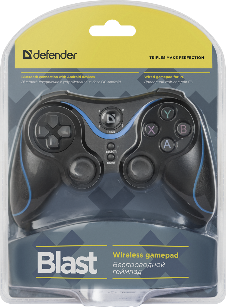 Геймпад беспроводной Defender Blast, Bluetooth, Android, Li-ion #64285