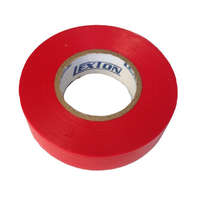 Изолента ПВХ LEXTON 25m/19мм Красная LXSC040CZER - фото 1 - id-p146006918