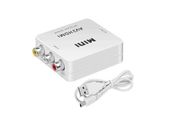 Переходник конвертер 3RCA на HDMI mini - фото 3 - id-p146007946