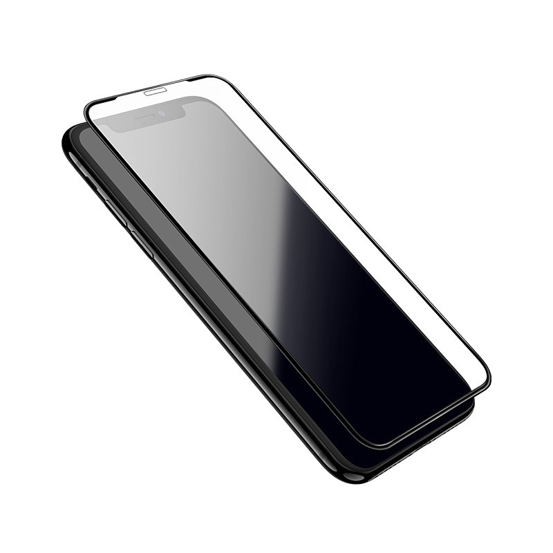 Защитное стекло iPhone XS Max/11 Pro Max (Черное) с полной проклейкой HOCO G1 - фото 2 - id-p147658011