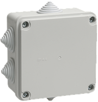 Коробка КМ41234 распаячная для о/п 100х100х50 мм IP55 (RAL7035, 6 гермовводов) / UKO11-100-100-050-K 164330228 Коробка КМ41234 распаячная для о/п 100х100х50 мм IP55 (RAL7035, 6 гермовводов) / UKO11-100-100-050-K