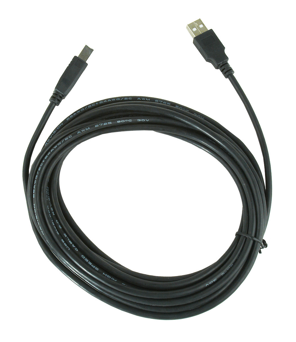 Кабель для принтера USB 2.0 AM-BM 4.5м Cablexpert экран, феррит.кольцо - фото 1 - id-p148347156