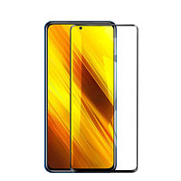 Защитное стекло Xiaomi POCO X3 (Черное) с полной проклейкой EXPERTS 3D PREMIUM GLASS