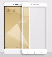 Защитное стекло Xiaomi Redmi 4X (Белое) с полной проклейкой EXPERTS FULL SCREEN GLASS 9D