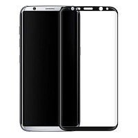 Защитное стекло Samsung S8 Plus (Черное) с полной проклейкой EXPERTS ROUND GLASS