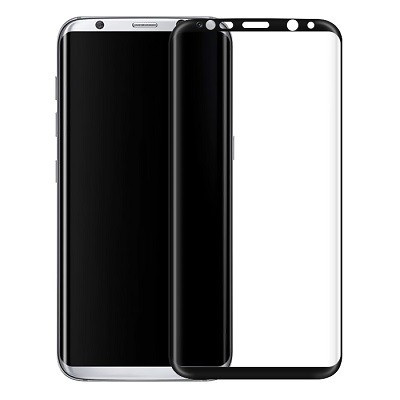 Защитное стекло Samsung S8 Plus (Черное) с полной проклейкой EXPERTS ROUND GLASS - фото 1 - id-p149003433