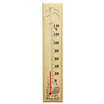 Термометр для сауны, основание — дерево 60х300 мм REXANT 70-0506