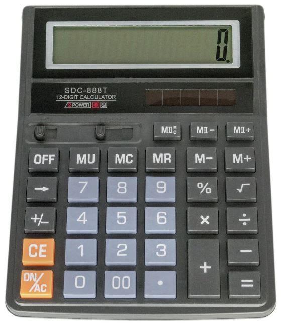 Калькулятор SDC-888T - 12 разрядный - фото 1 - id-p149424442