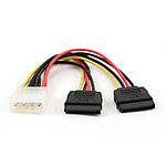 Кабель силовой SATA (1 molex - 2 SATA) Cablexpert CC-SATA-PSY