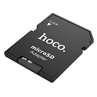 Переходник с MicroSD на SD HOCO HB22 Черный