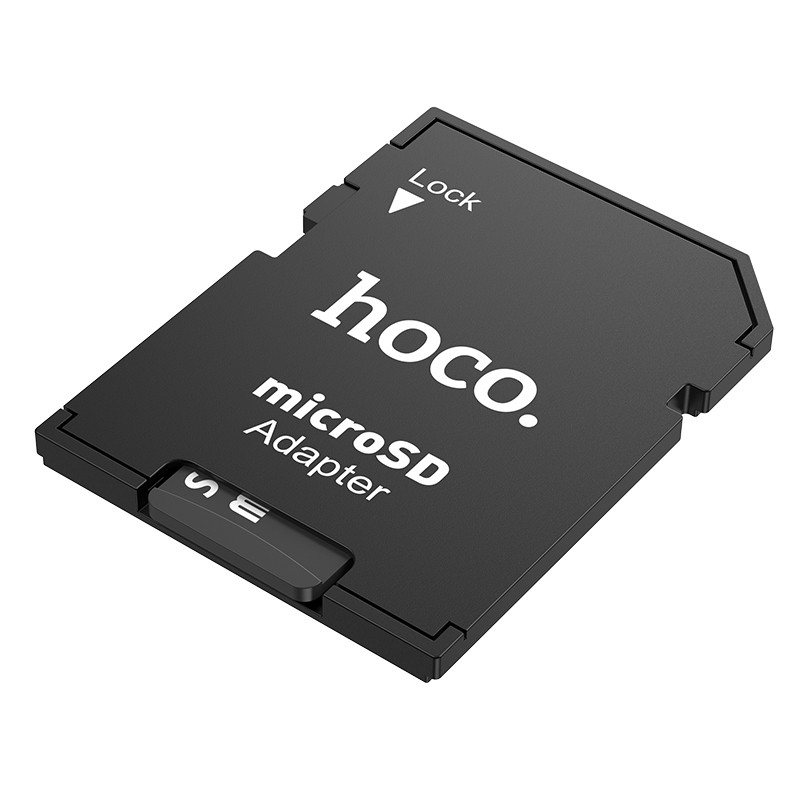 Переходник с MicroSD на SD HOCO HB22 Черный - фото 1 - id-p160817837