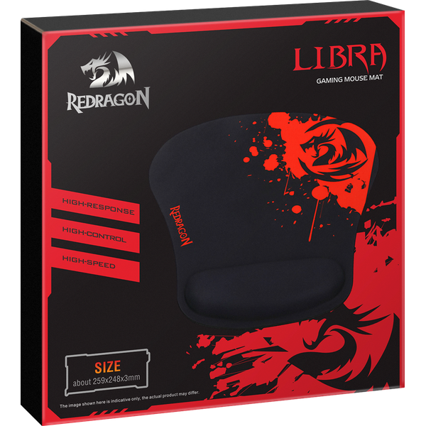 Коврик для мыши игровой Redragon Libra, 259х248х3 мм, ткань+резина 78305 - фото 2 - id-p163174029