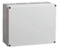Коробка КМ41272 распаячная для о/п 240х195х90 мм IP55 (RAL7035, кабельные вводы 5 шт) / UKO10-240-19 164333826 Коробка КМ41272 распаячная для о/п 240х195х90 мм IP55 (RAL7035, кабельные вводы 5 шт) / UKO10-240-19