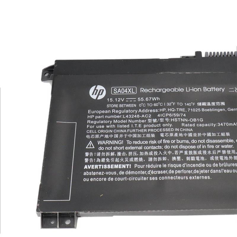 Оригинальный аккумулятор (батарея) для ноутбука HP Envy 17T-CG000 (SA04XL) 15.12V 3680mAh