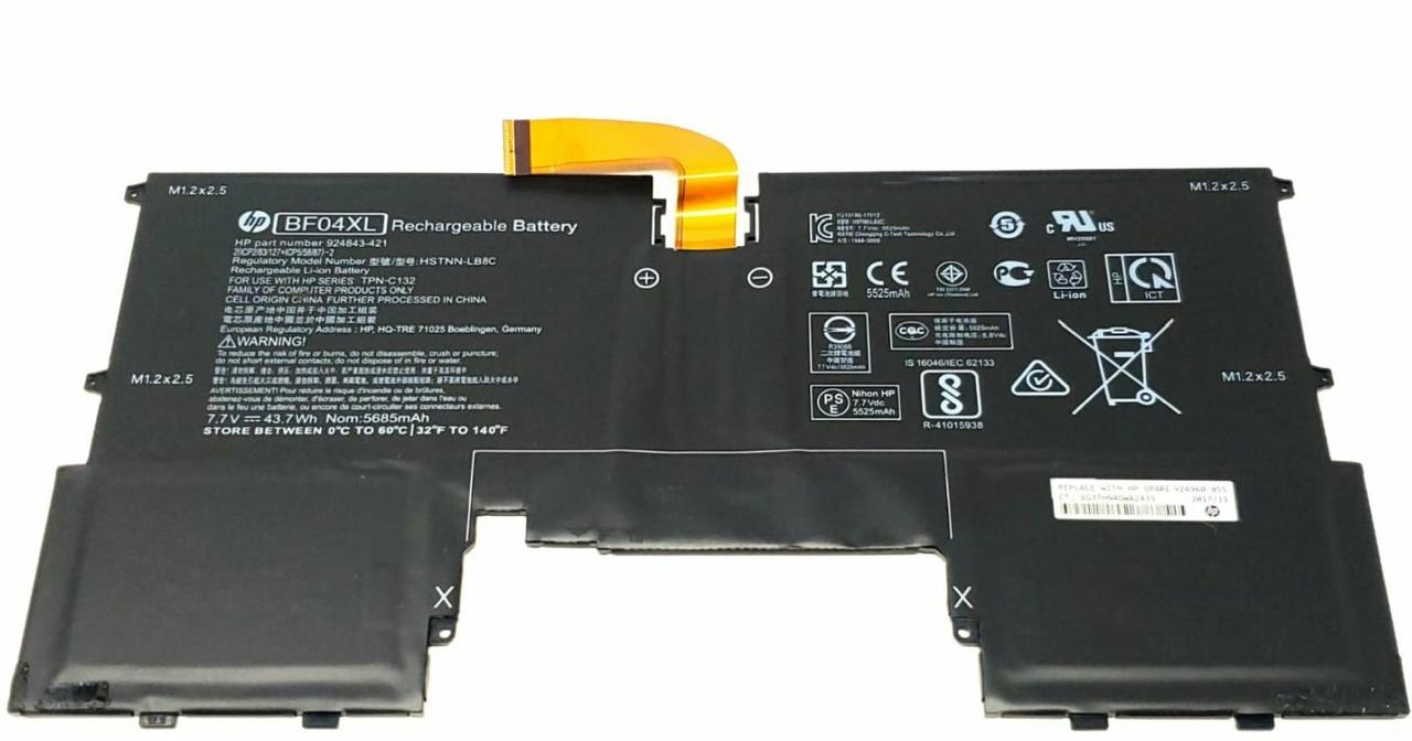 Оригинальный аккумулятор (батарея) для ноутбука HP Spectre 13-AF001NG (BF04XL) 7.7V 5685mAh