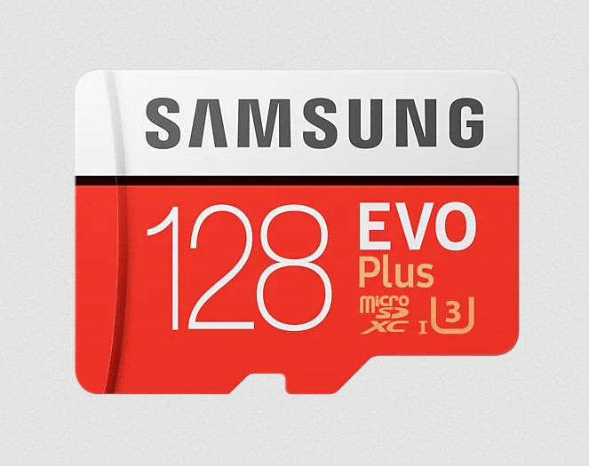 Карта памяти MicroSDXC 128GB Samsung Class10 Evo Plus U3 (R/W 100/60 MB/s) - фото 1 - id-p164336925