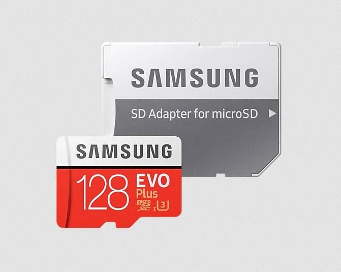 Карта памяти MicroSDXC 128GB Samsung Class10 Evo Plus U3 (R/W 100/60 MB/s) - фото 2 - id-p164336925