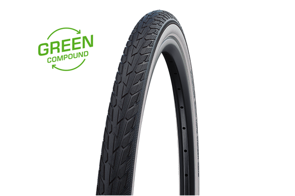 Покрышка Schwalbe, ROAD CRUISER, 700x35C (37-622), K-Guard, 50TPI, 625гр, Whitewall (белая боковина)