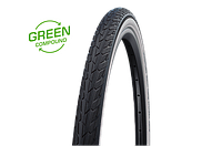 Покрышка Schwalbe, ROAD CRUISER, 700x35C (37-622), K-Guard, 50TPI, 625гр, Whitewall (белая боковина)