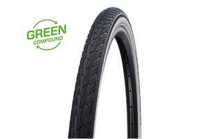 Покрышка Schwalbe, ROAD CRUISER, 700x35C (37-622), K-Guard, 50TPI, 625гр, Whitewall (белая боковина)