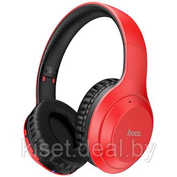 Беспроводные bluetooth наушники HOCO W30 красный