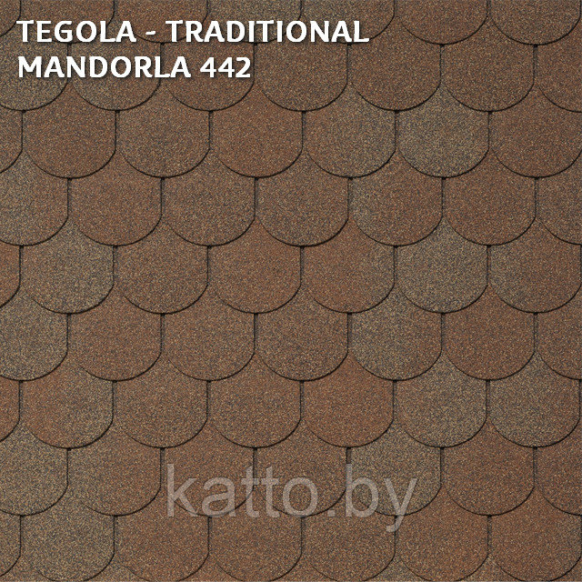 Битумная черепица TEGOLA TRADITIONAL, Mandorla 442