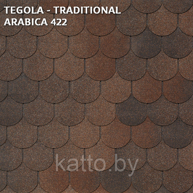 Битумная черепица TEGOLA UNICA TRADITIONAL, Arabica 422