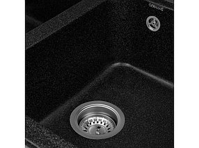Мойка  черная прямоугольная  керамогранитная 780*500/200-13, фото 3
