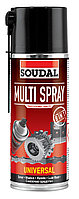 Универсальная смазка "Soudal" Multi Spray аэрозоль 400 мл, фото 1