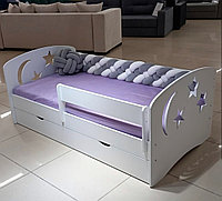 Кровать с бортиком "Луна" (80х160 см) МДФ, фото 1