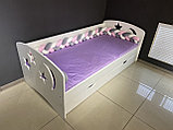 Кровать с бортиком "Ночь" (80х180 см) МДФ, фото 5