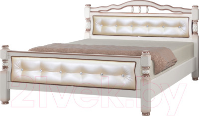 Двуспальная кровать Bravo Мебель Карина 11 160x200