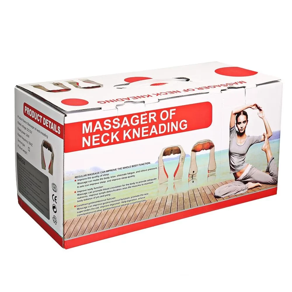 Массажер с подогревом для шеи, плеч и спины Massager of Neck Kneading - фото 4 - id-p164365639