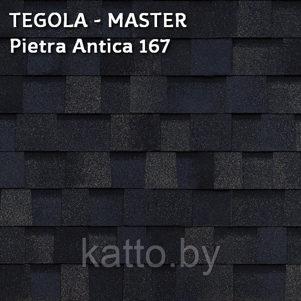 Битумная многослойная черепица TEGOLA, MASTER Pietra Antica 167 - фото 1 - id-p163747119