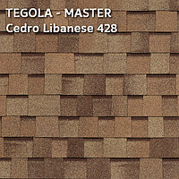 Битумная многослойная черепица TEGOLA, MASTER Cedro Libanese 428