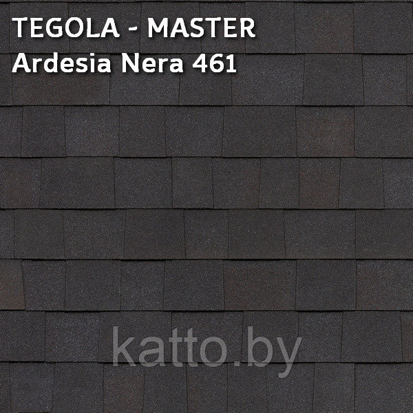 Битумная многослойная черепица TEGOLA, MASTER Ardesia Nera 461 - фото 1 - id-p163747106