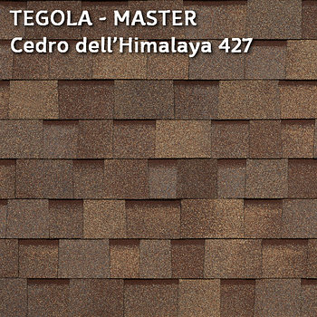 Битумная многослойная черепица TEGOLA, MASTER Cedro dell’Himalaya 427