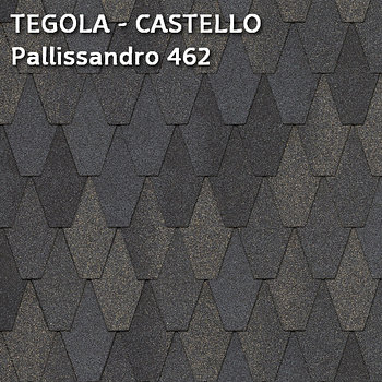 Битумная черепица TEGOLA, UNICA CASTELLO Pallissandro 462