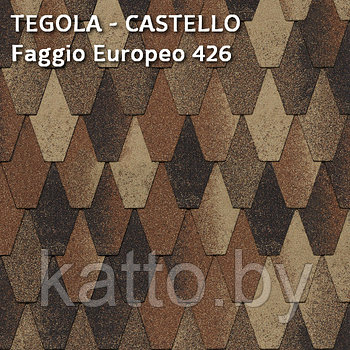 Битумная черепица TEGOLA, UNICA CASTELLO Faggio Europeo 426
