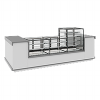 Витрина холодильная Carboma COSMO KC71-130 VV 0,9-2 BUILT-IN (открытая)