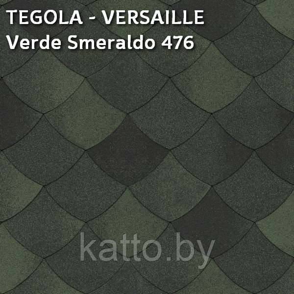 TEGOLA, VERSAILLE Verde Smeraldo 476