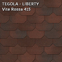 Битумная черепица TEGOLA, LIBERTY Vite Rossa 415