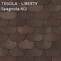 Битумная черепица TEGOLA, LIBERTY Terracotta Spagnola 412