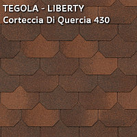 Битумная черепица TEGOLA, LIBERTY Corteccia di Quercia 430